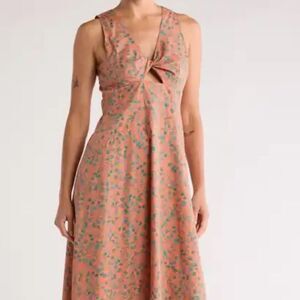 Madewell Stephanie Midi Dress size 8  
B13